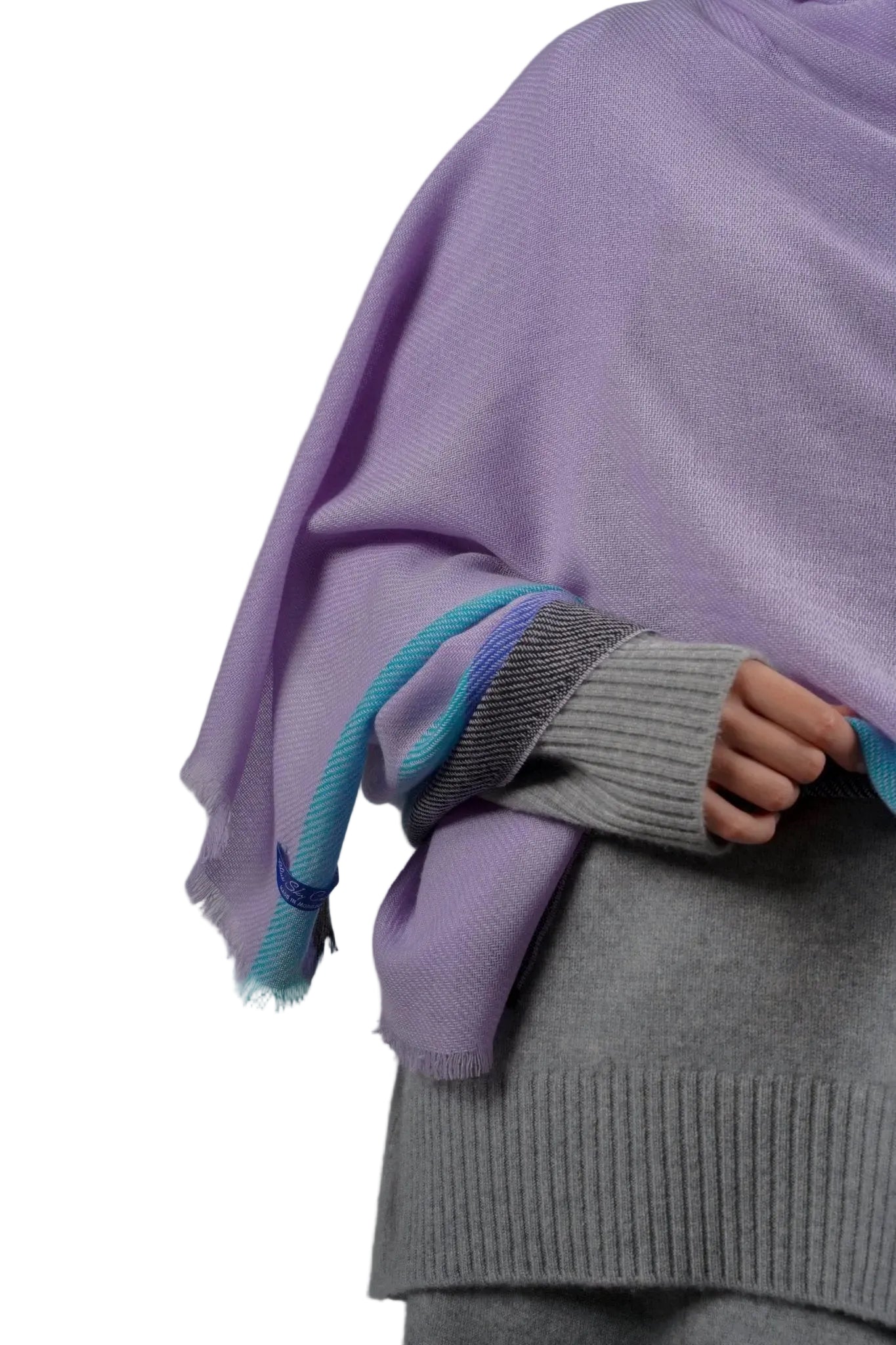 Cashmere Shawl - Blue Sky Cashmere