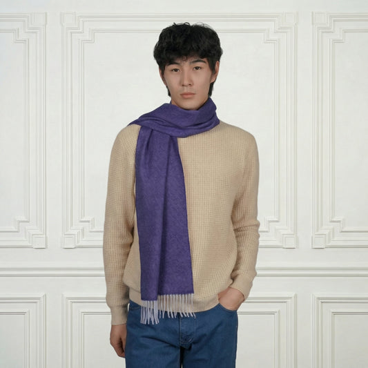 Classic Cashmere Scarf - Blue Sky Cashmere