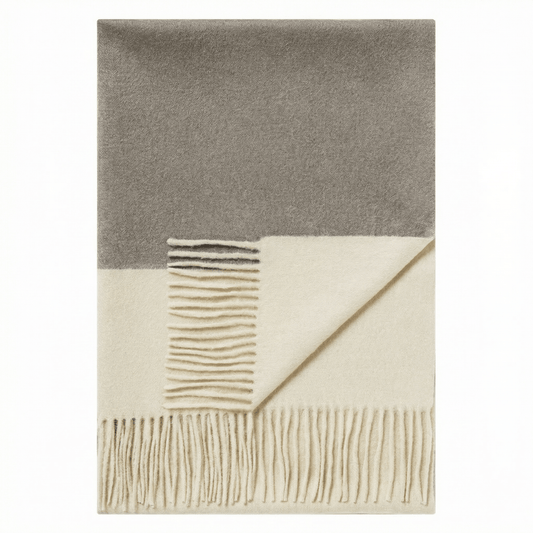 Sheep Wool Shawl - Blue Sky Cashmere