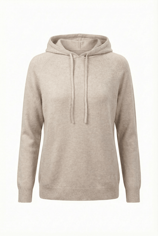 Sofia Cashmere Lounge Hoodie - Blue Sky Cashmere