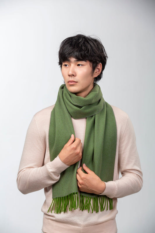Fringed Cashmere Scarf