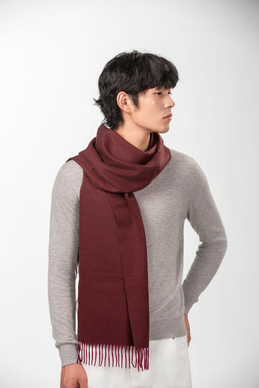 Fringed Cashmere Scarf