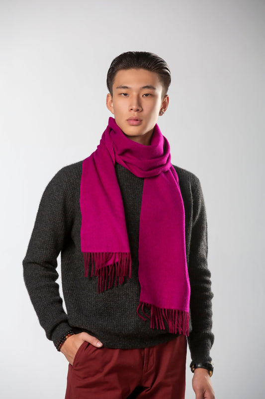 Fringed Cashmere Scarf