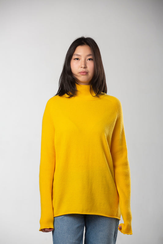 Natalia Staple Cashmere Turtleneck