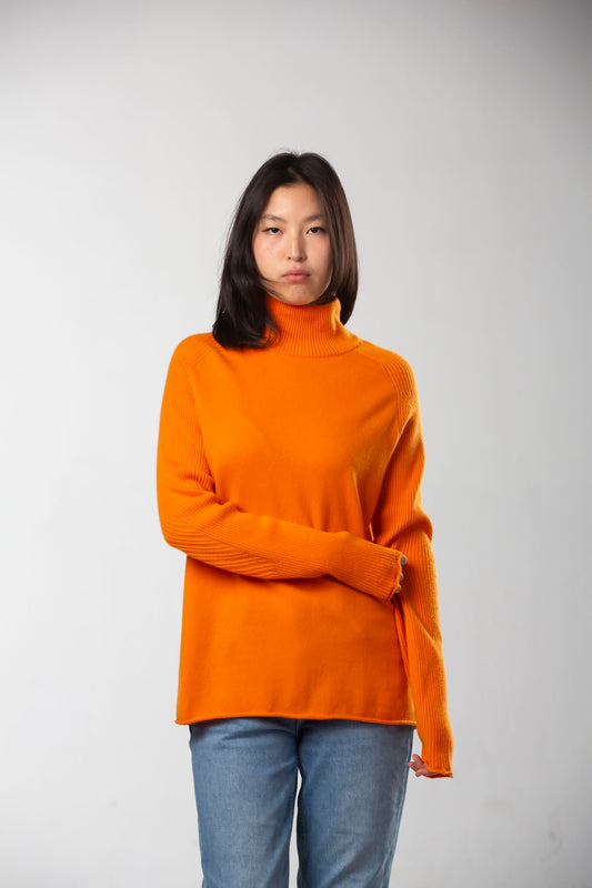 Natalia Staple Cashmere Turtleneck