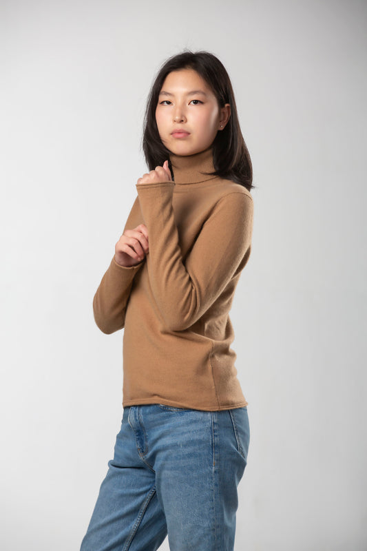 Everyday Bodycon Cashmere Turtleneck