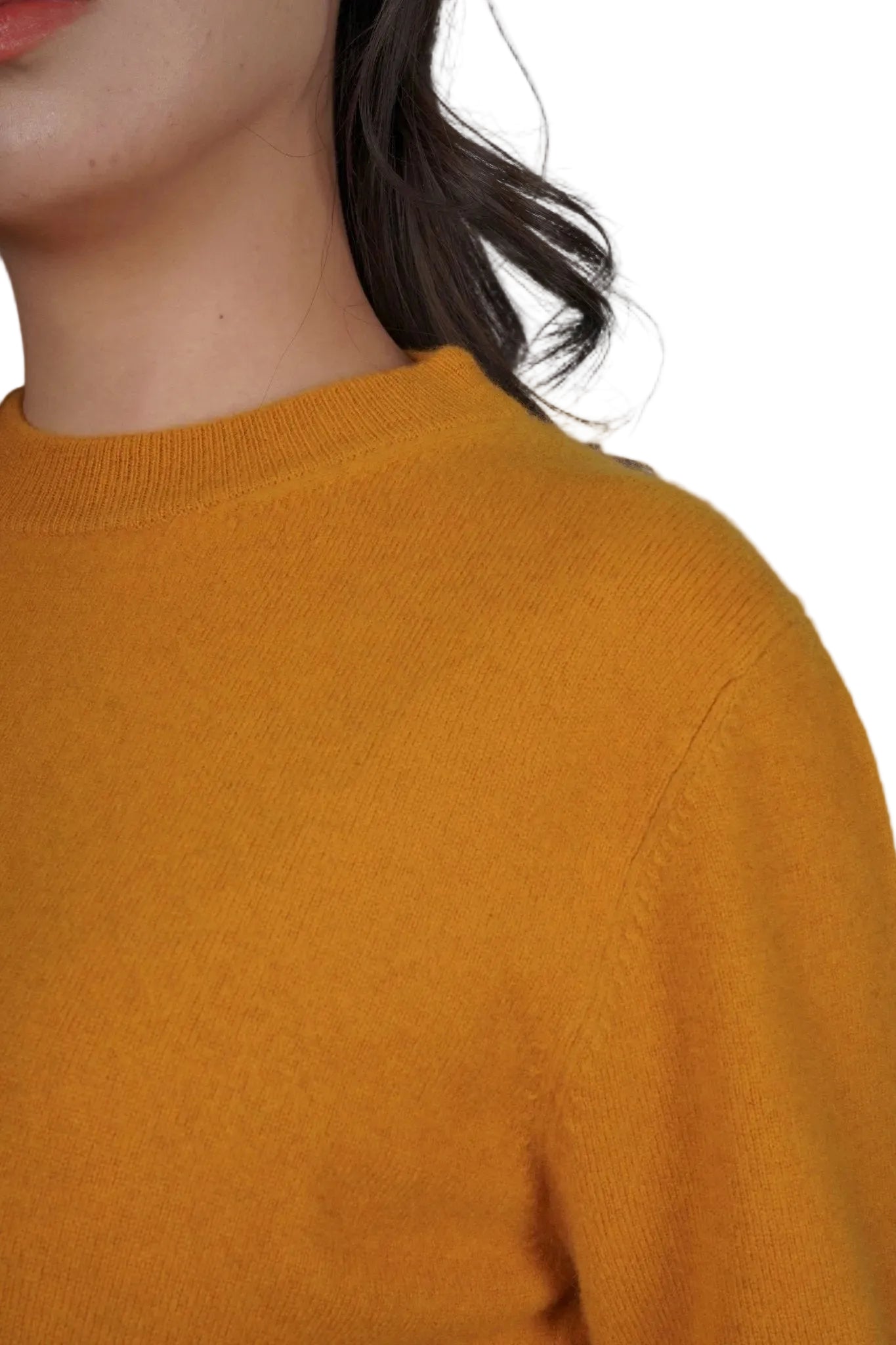 Arabella Cashmere Rounded Neck Sweater - Blue Sky Cashmere