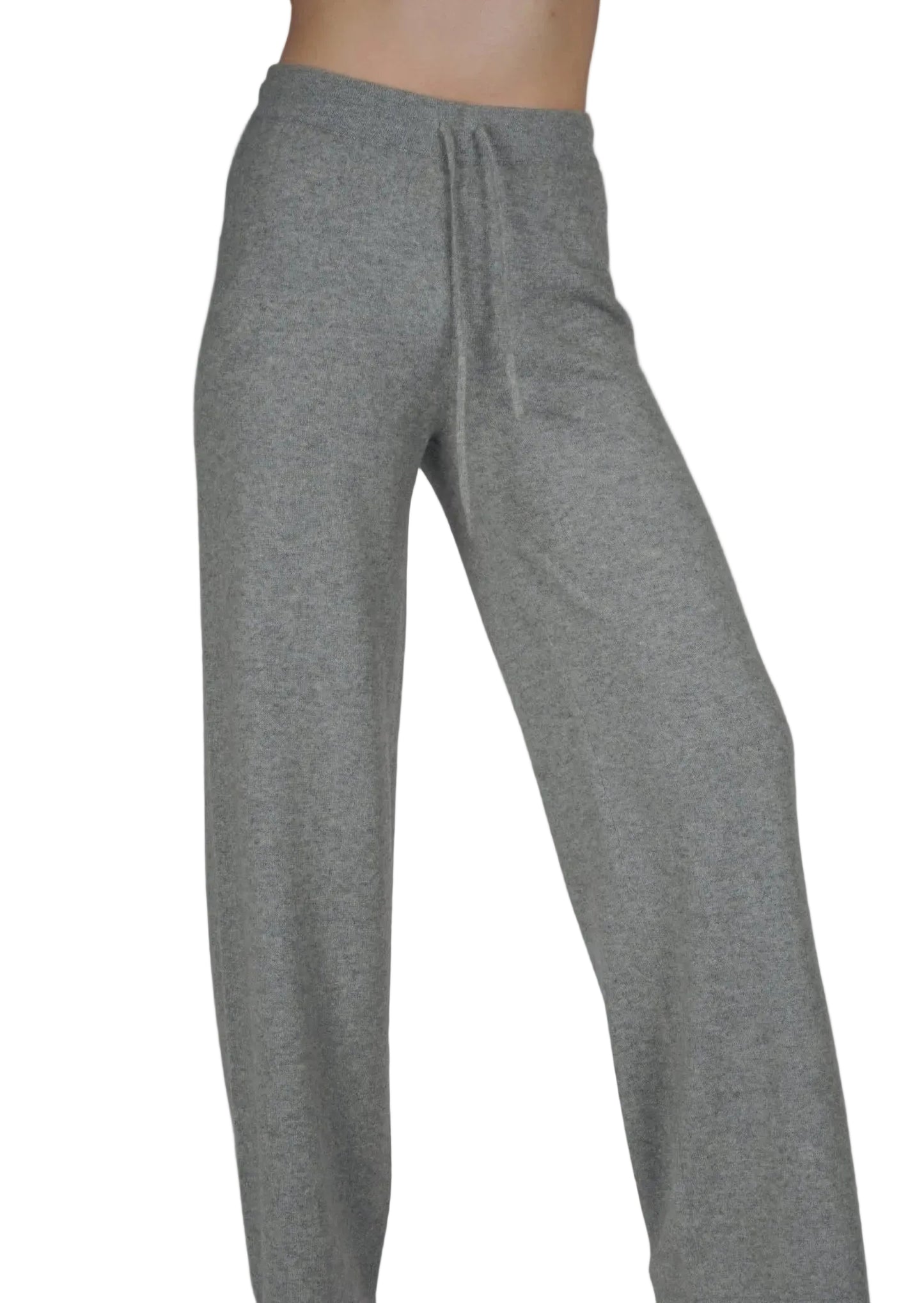 Aurea Cashmere Straight Pants - Blue Sky Cashmere