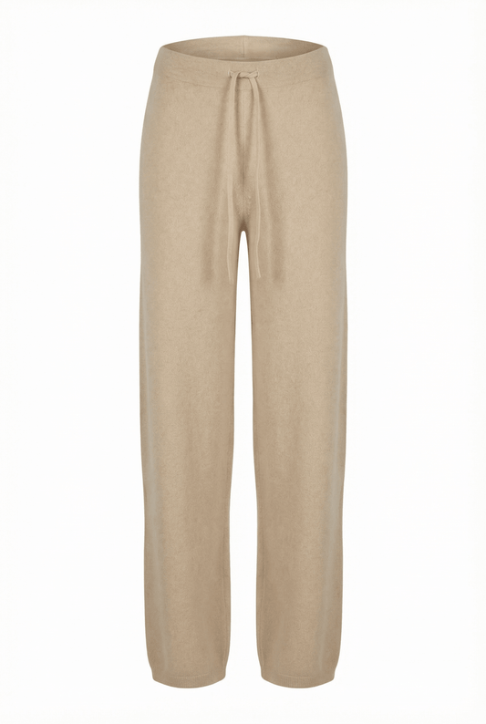 Aurea Cashmere Straight Pants - Blue Sky Cashmere