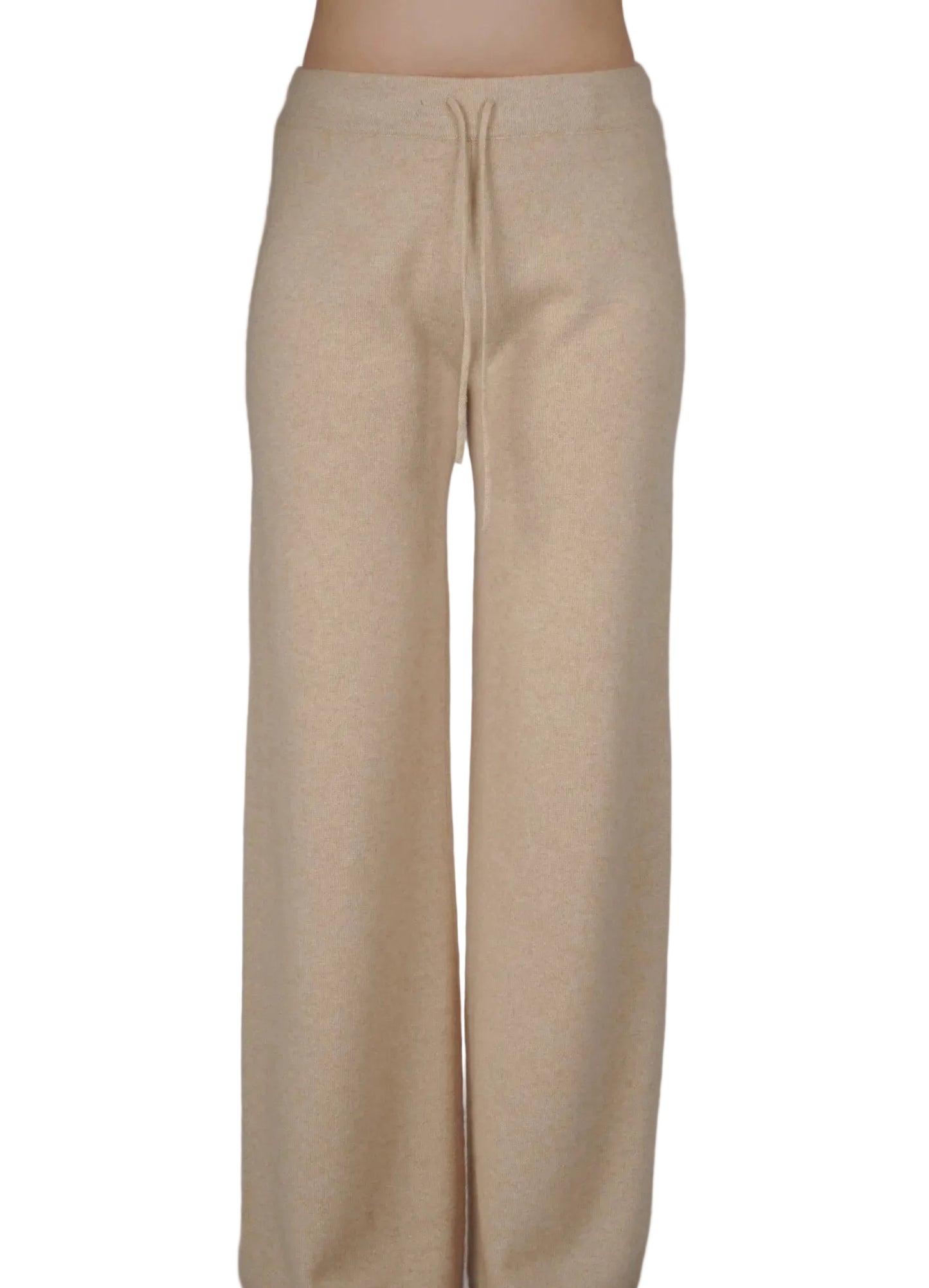Aurea Cashmere Straight Pants - Blue Sky Cashmere