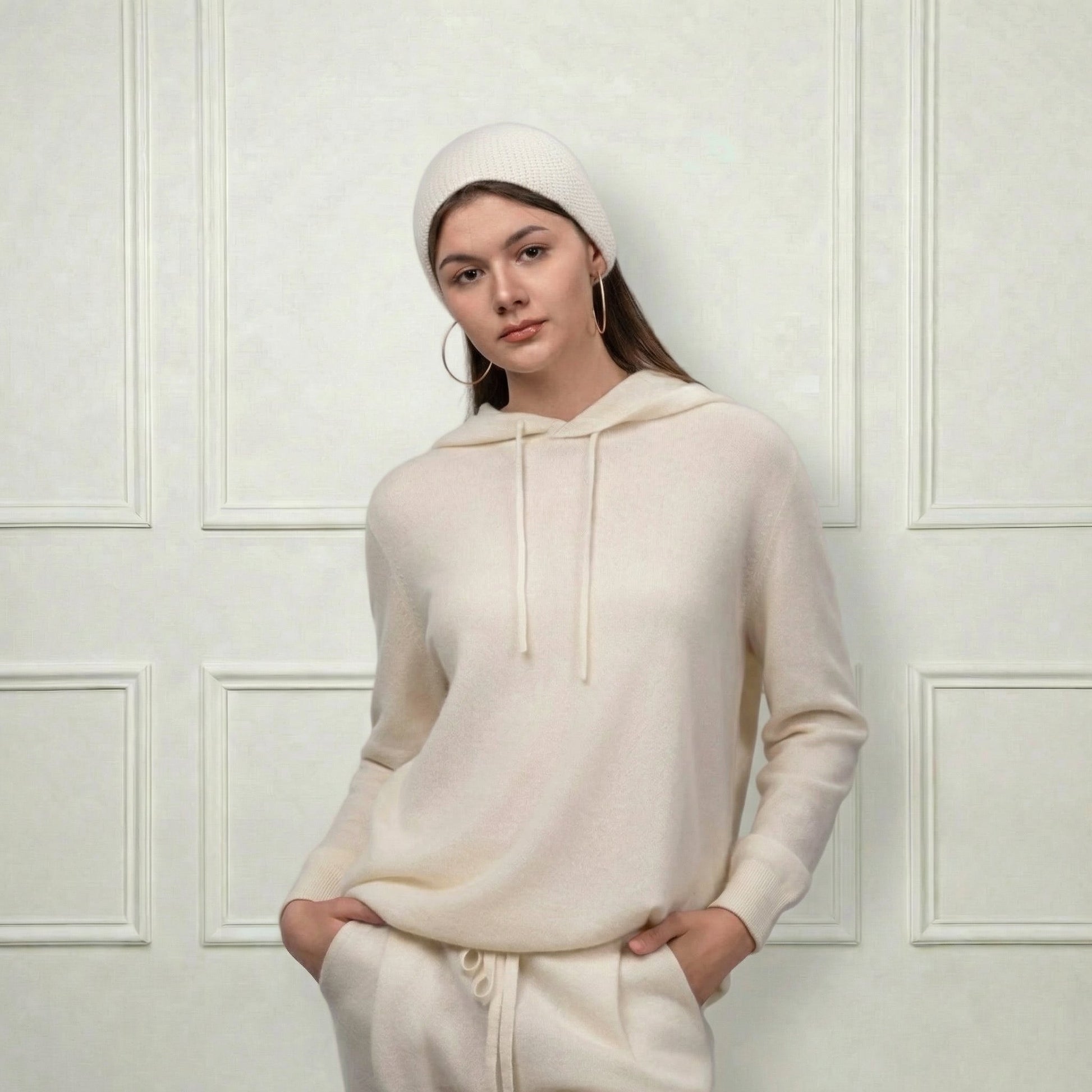 Aurora Cashmere Hair Band - Blue Sky Cashmere