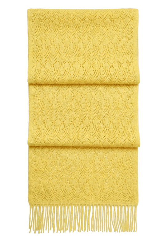 Cashmere Print Scarf - Blue Sky Cashmere