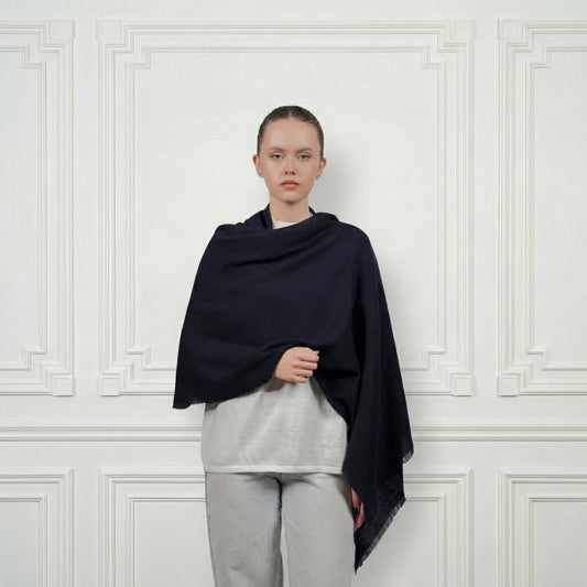 Cashmere Shawl - Blue Sky Cashmere