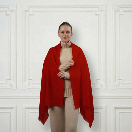 Cashmere Shawl - Blue Sky Cashmere