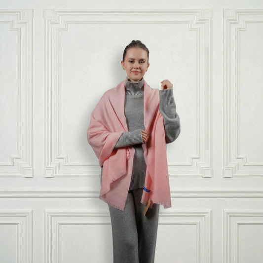 Cashmere Shawl - Blue Sky Cashmere