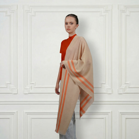 Cashmere Shawl - Blue Sky Cashmere