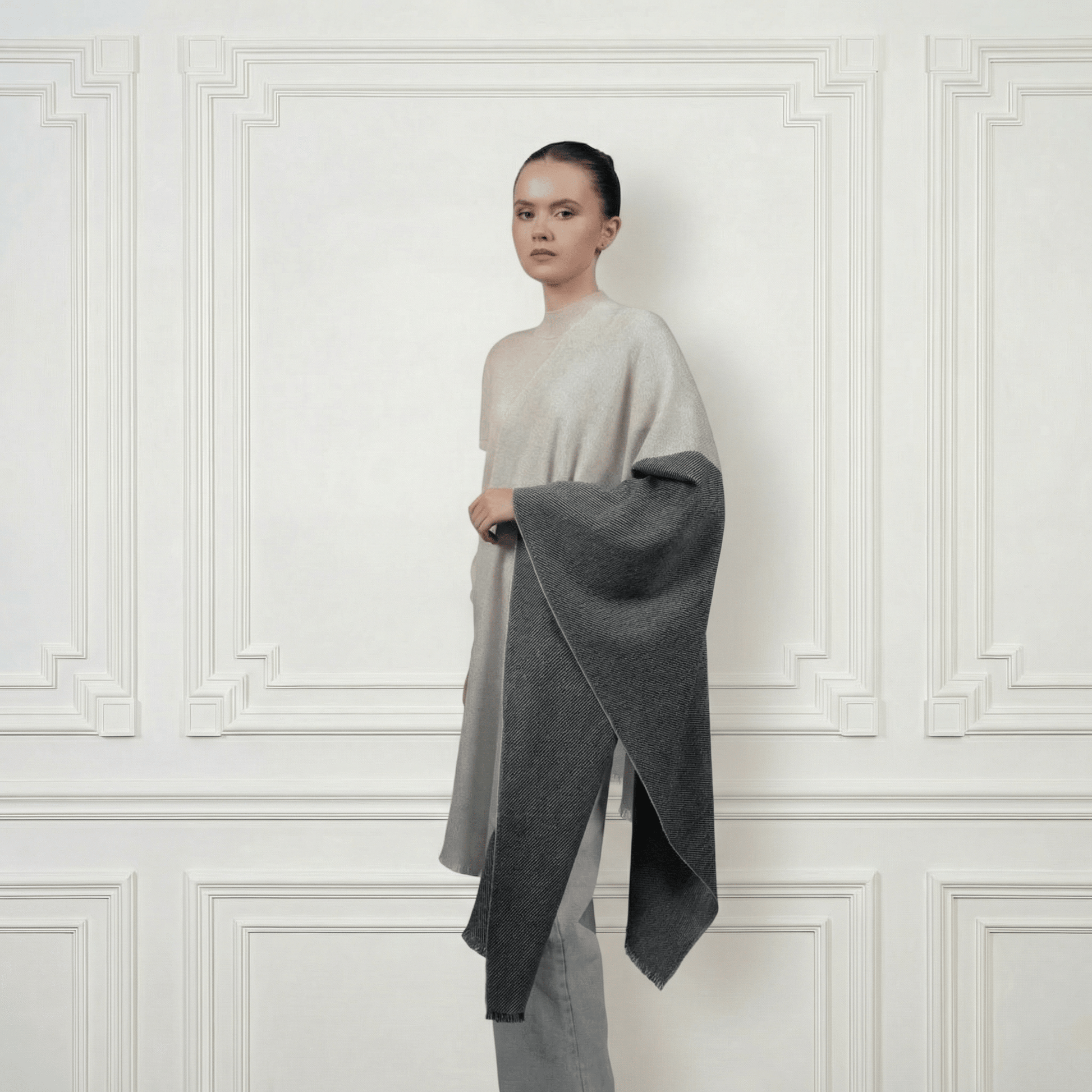 Cashmere Shawl - Blue Sky Cashmere