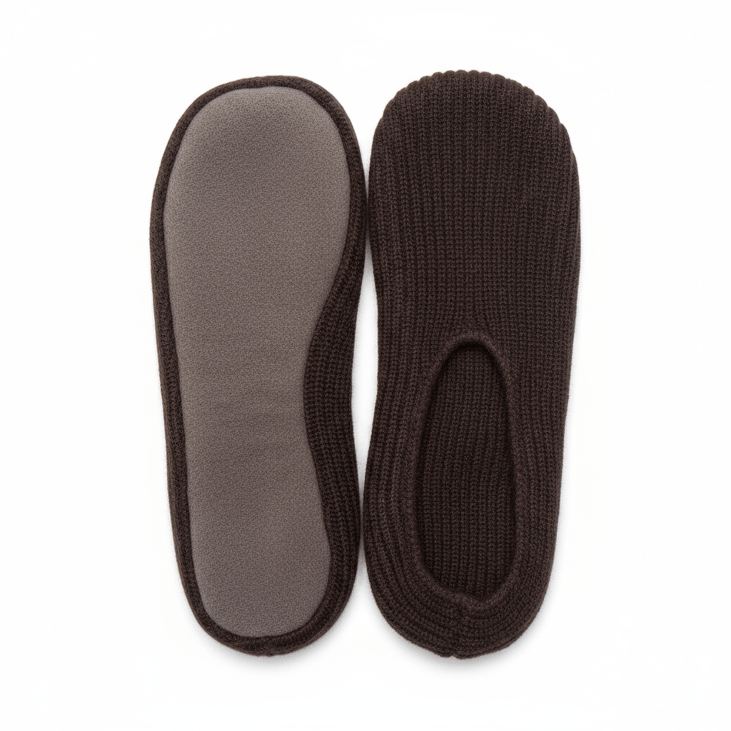 Cashmere Slip On's - Blue Sky Cashmere