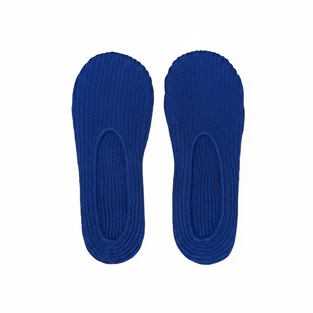 Cashmere Slip On's - Blue Sky Cashmere