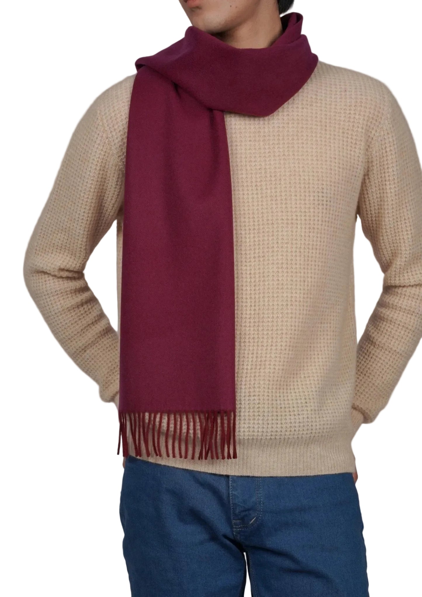 Classic Cashmere Scarf - Blue Sky Cashmere