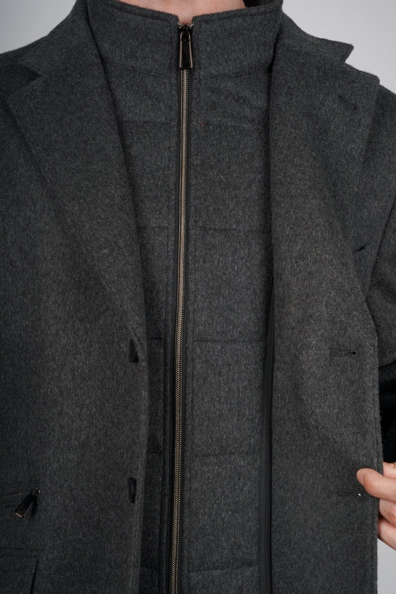 Classic Sheep Wool Blazer - Blue Sky Cashmere