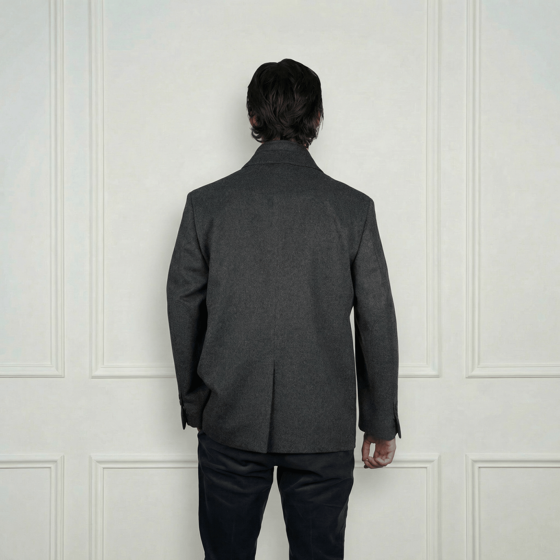 Classic Sheep Wool Blazer - Blue Sky Cashmere