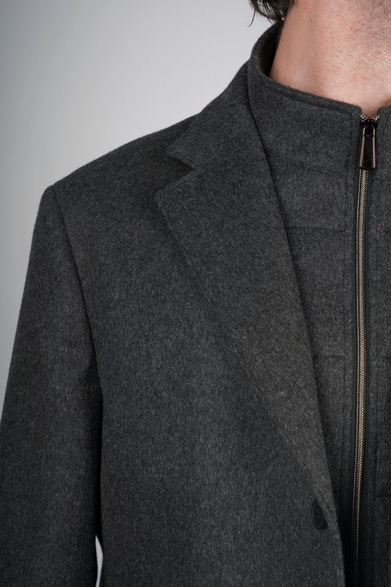Classic Sheep Wool Blazer - Blue Sky Cashmere