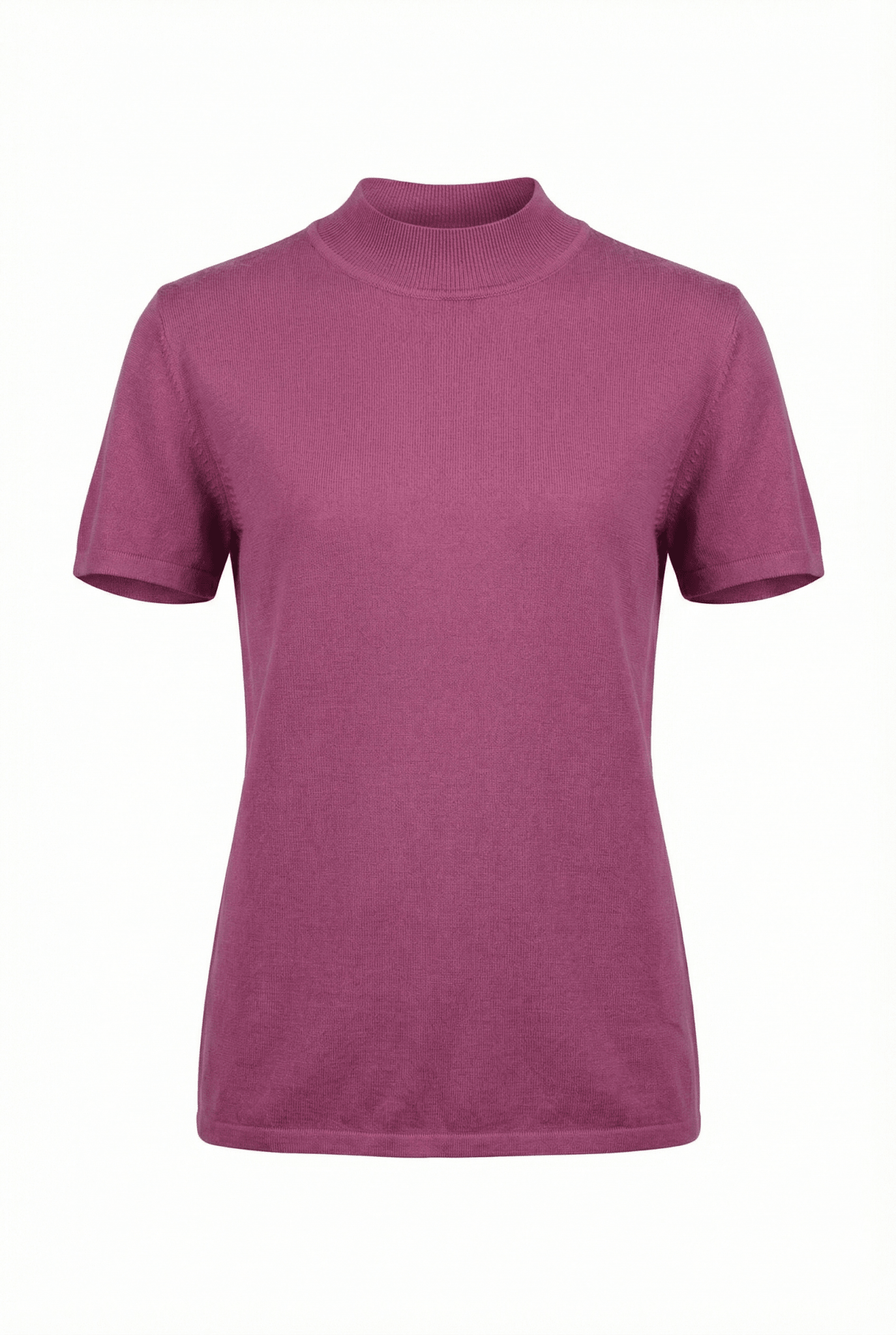 Cotton Silk Cashmere Blend Crew Neck T-Shirt - Blue Sky Cashmere