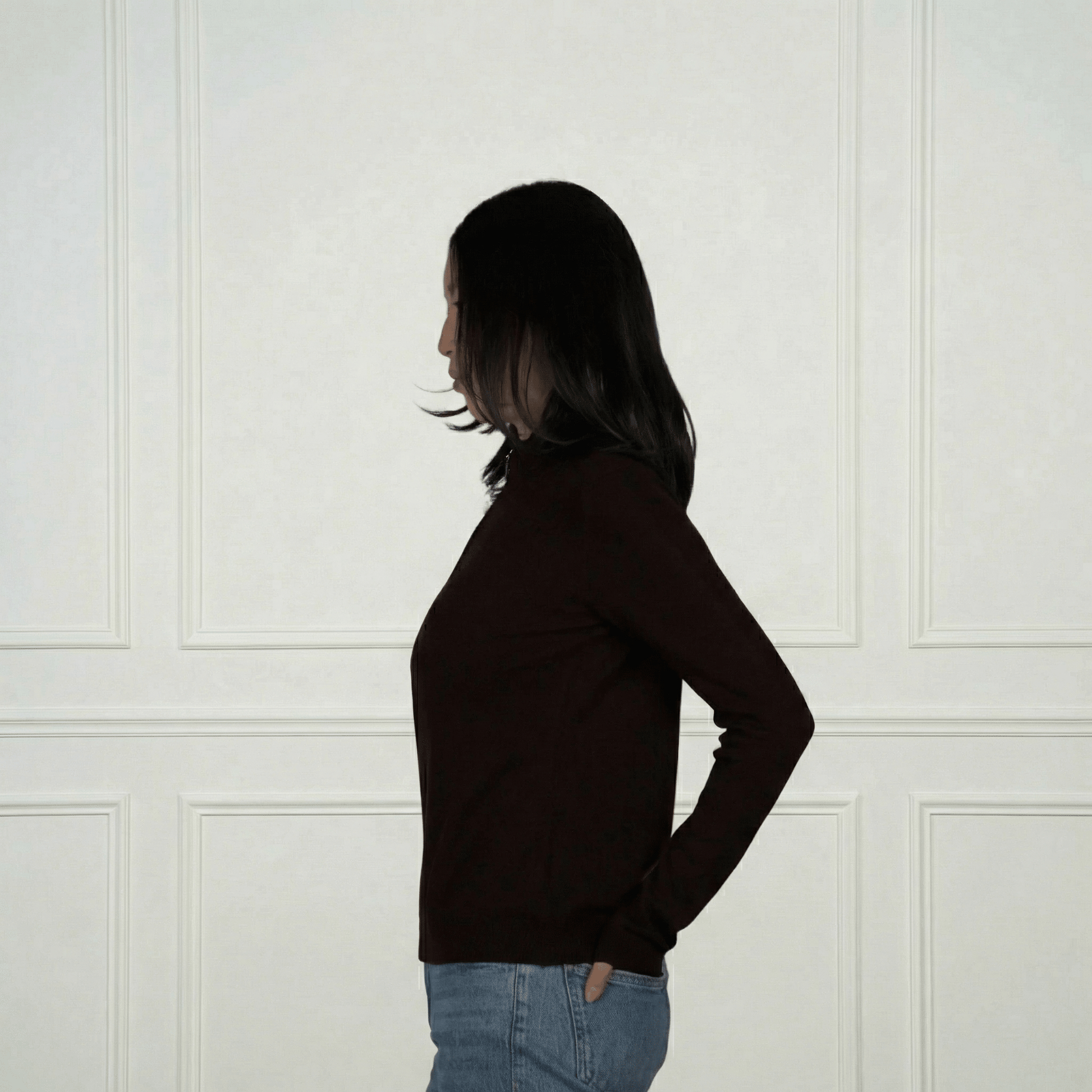 Daniella Cashmere Cardigan - Blue Sky Cashmere