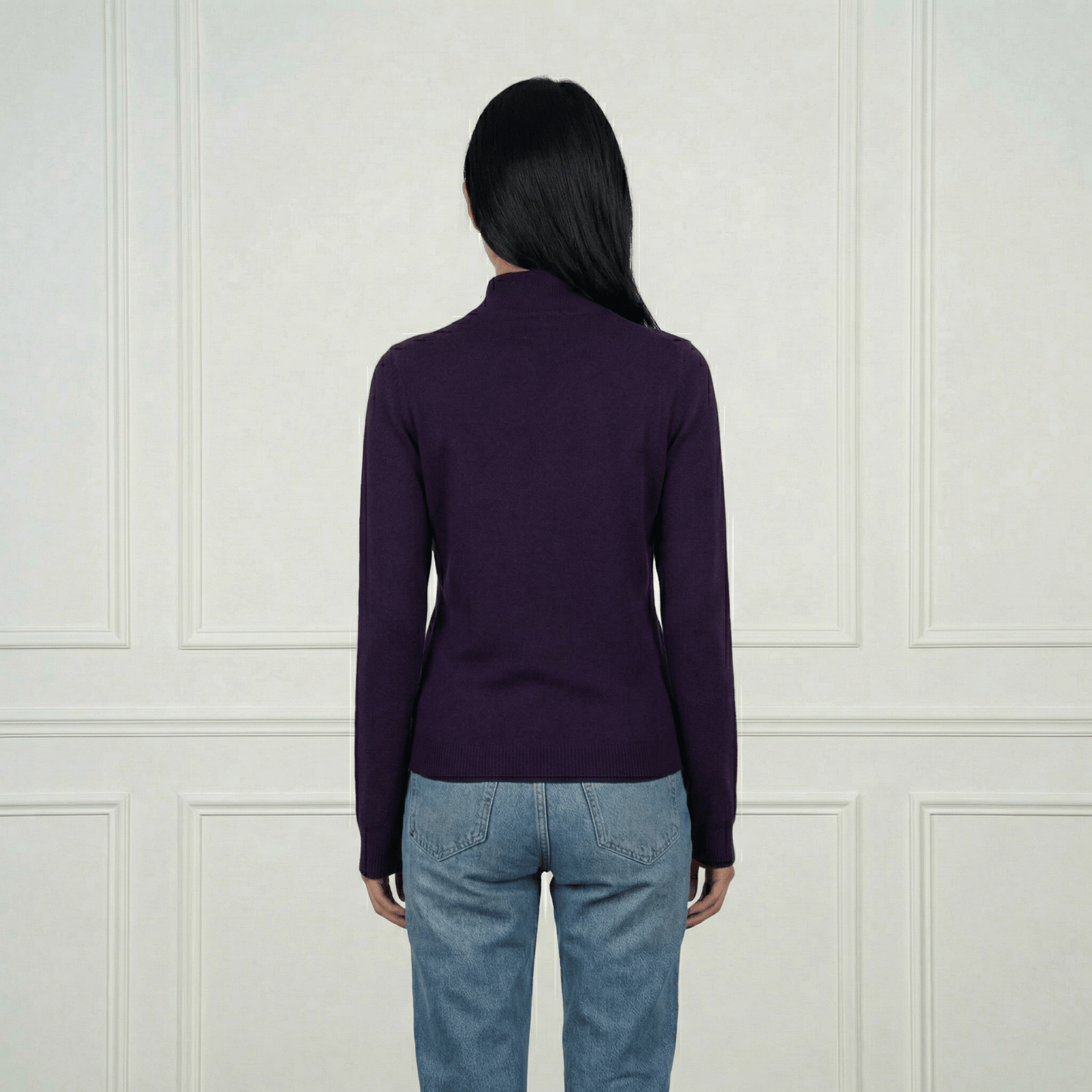 Daniella Cashmere Cardigan - Blue Sky Cashmere