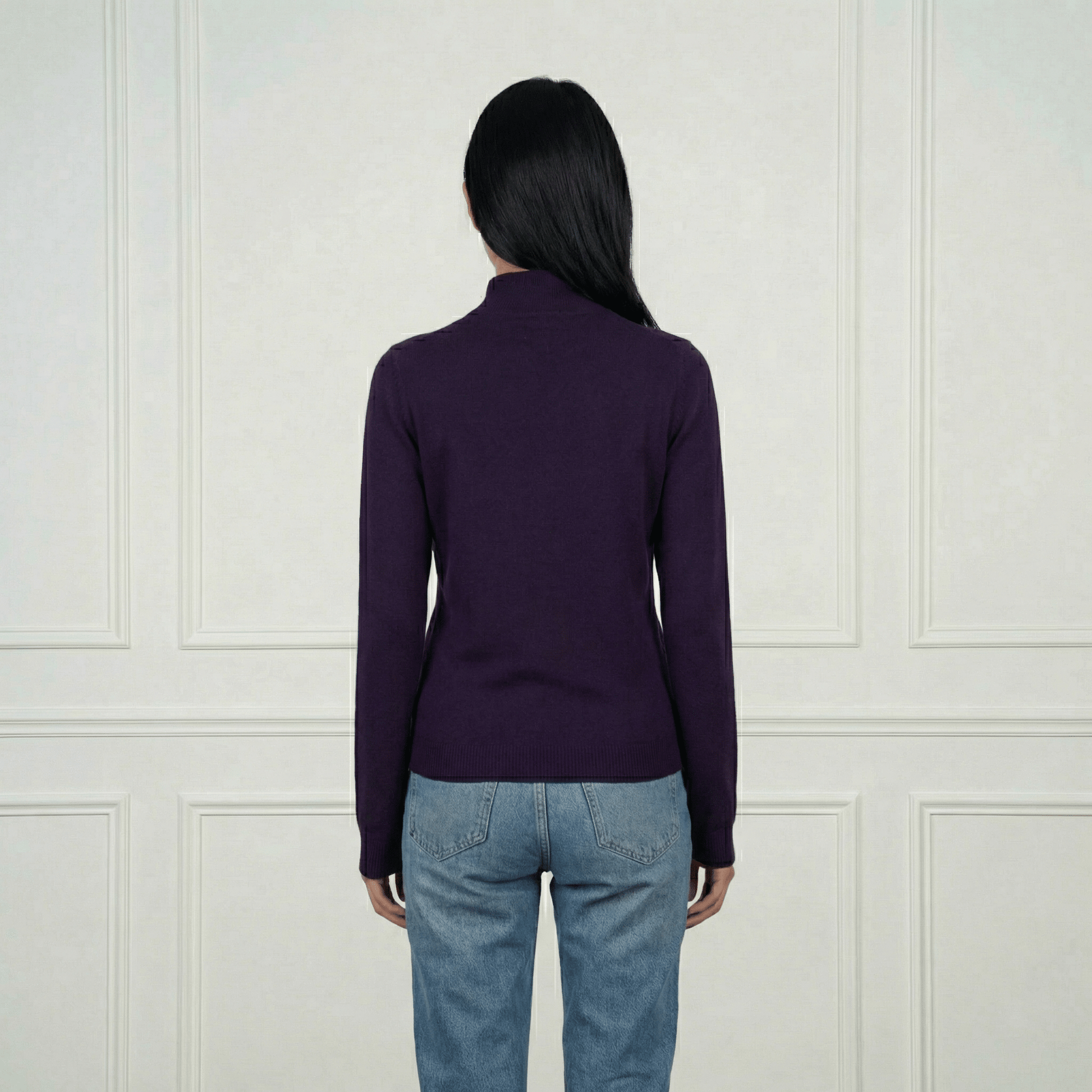 Daniella Cashmere Cardigan - Blue Sky Cashmere