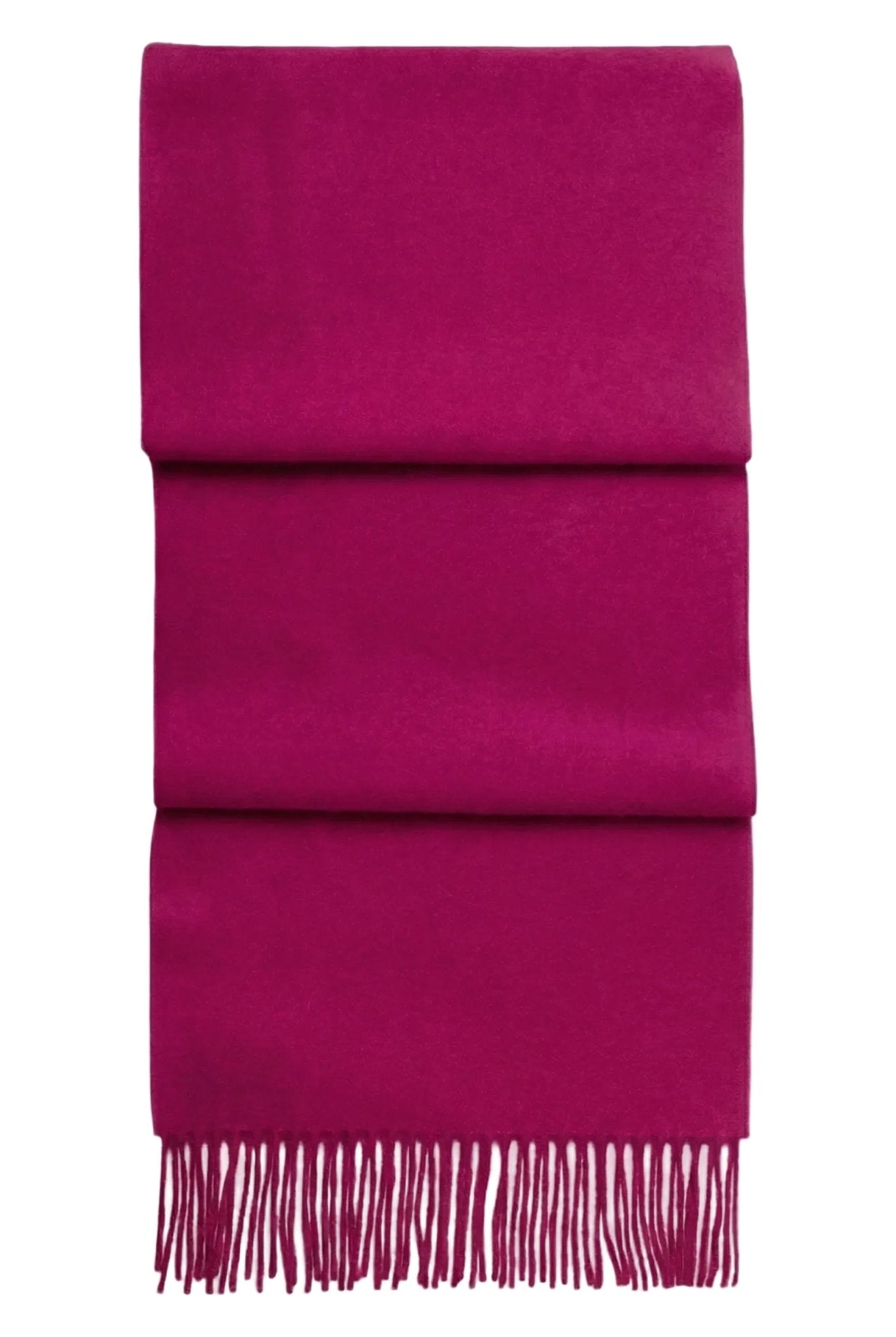 Fringed Cashmere Scarf - Blue Sky Cashmere
