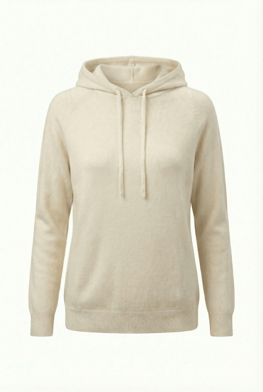Sofia Cashmere Lounge Hoodie - Blue Sky Cashmere