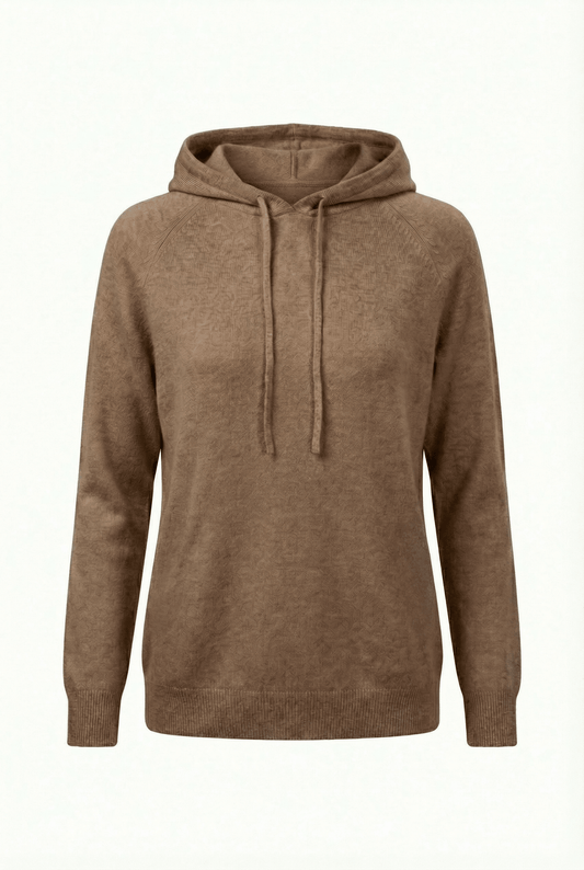 Sofia Cashmere Lounge Hoodie - Blue Sky Cashmere