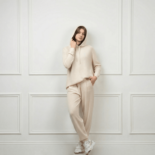 Sofia Cashmere Lounge Pants - Blue Sky Cashmere