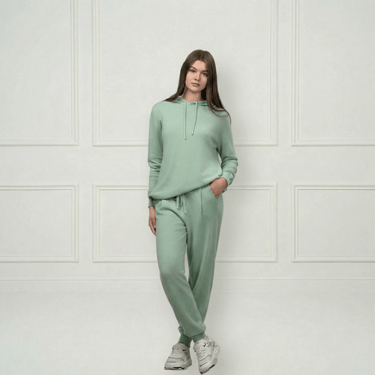 Sofia Cashmere Lounge Pants - Blue Sky Cashmere