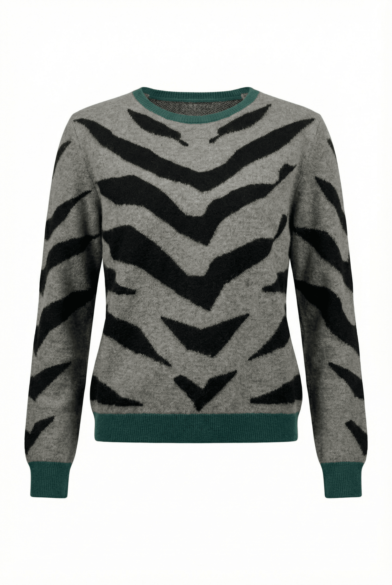 Tigris Cashmere Rounded Neck Sweater - Blue Sky Cashmere