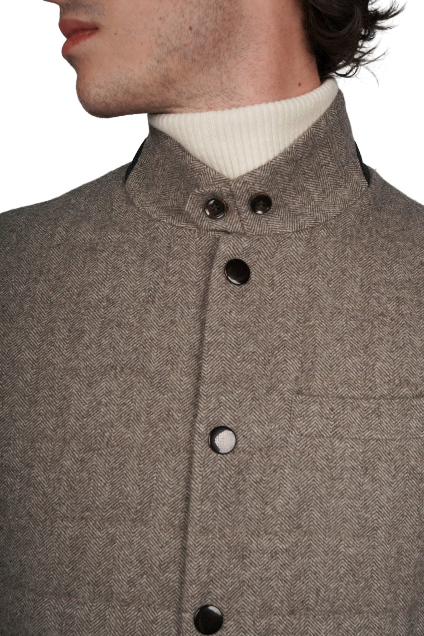 Wolfe Cashmere Vest - Blue Sky Cashmere