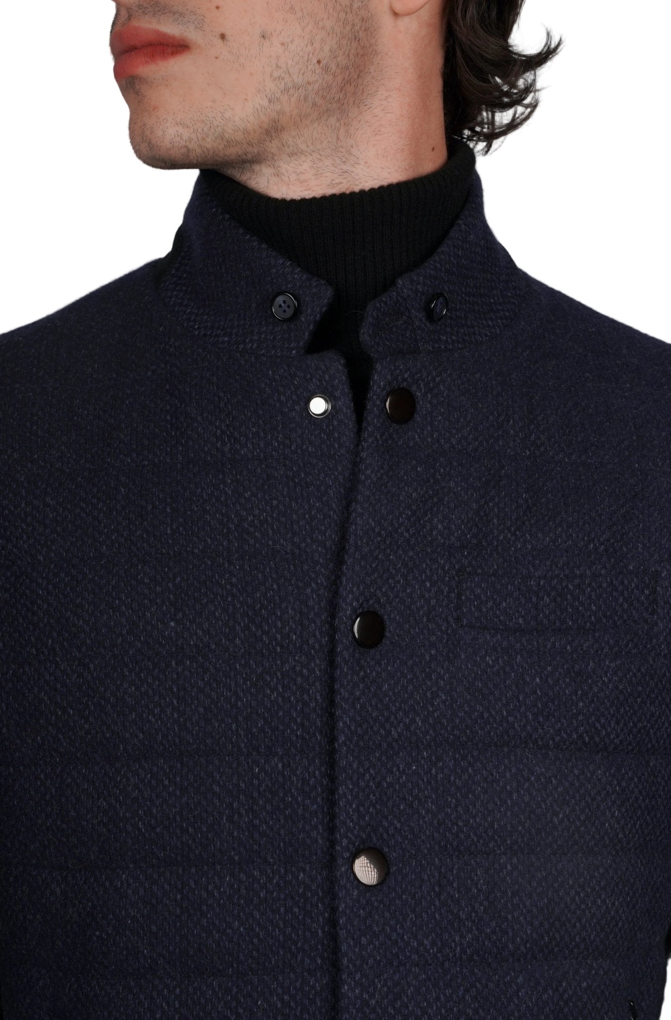 Wolfe Cashmere Vest - Blue Sky Cashmere