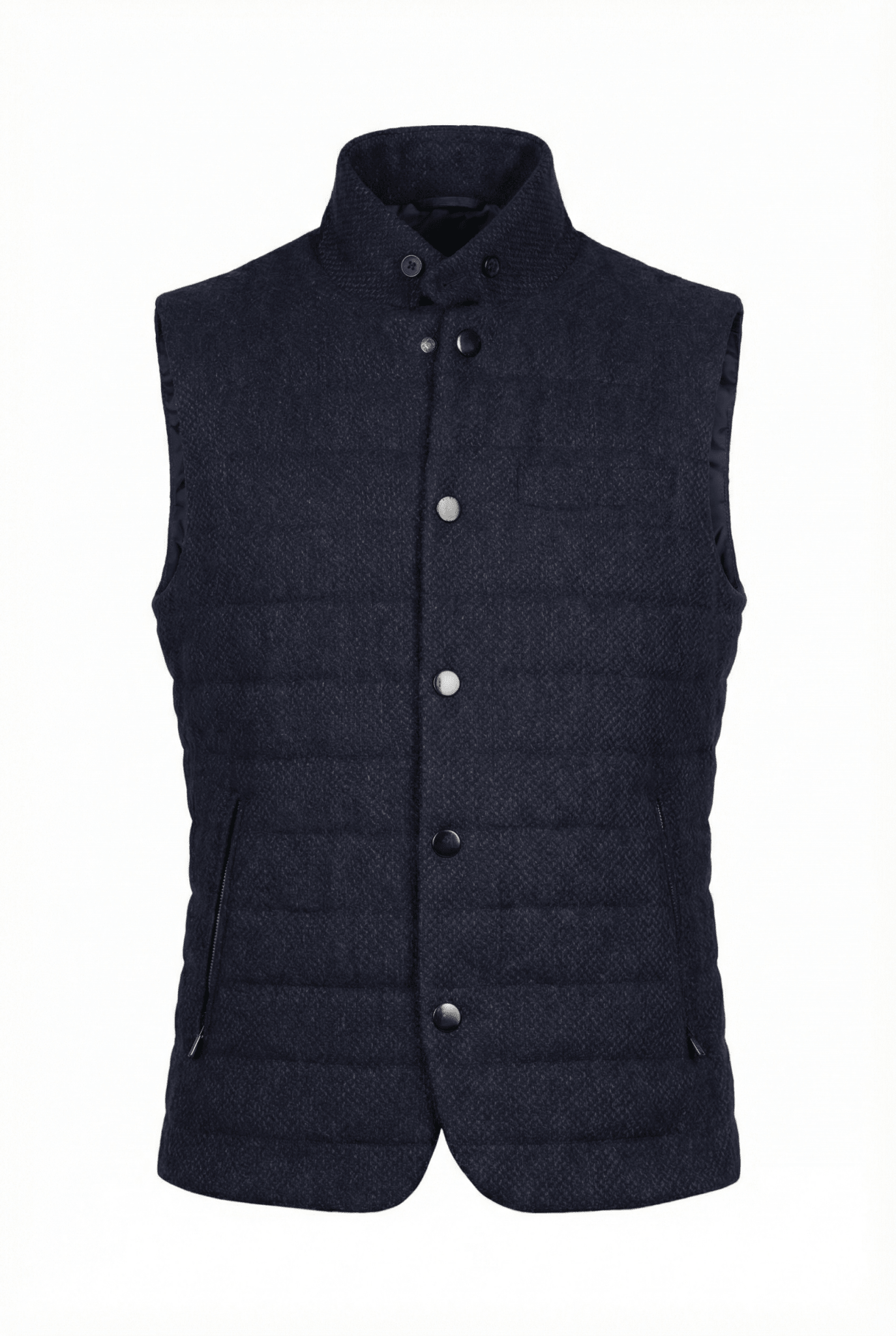Wolfe Cashmere Vest - Blue Sky Cashmere