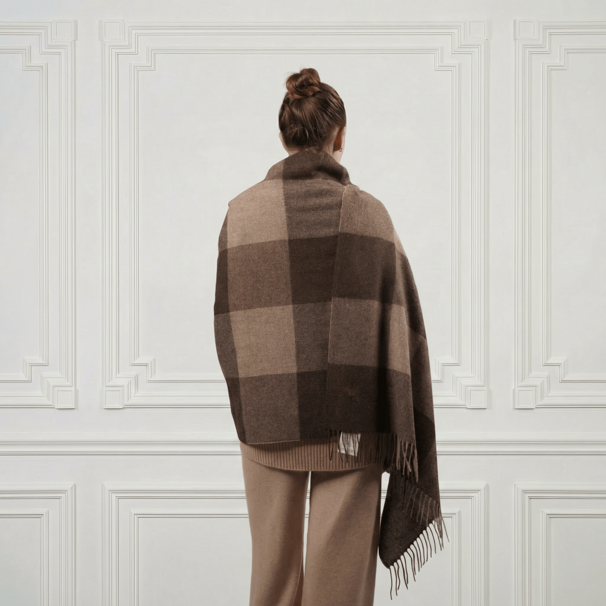 Wool Shawl - Blue Sky Cashmere